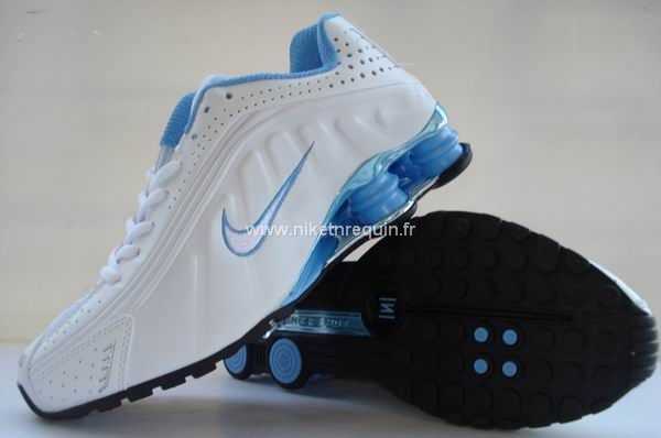 Hommes Nike Shox R4 Bleue